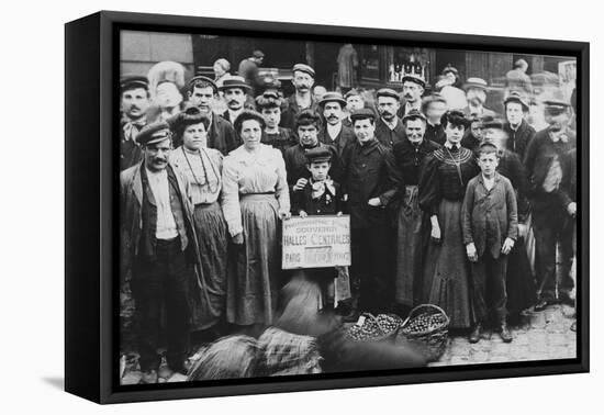 Gardeners of Bagneux, Les Halles Market, Paris, 1907-null-Framed Stretched Canvas