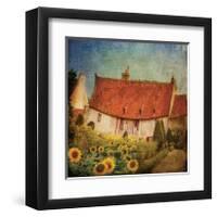 Gardenhouse Chenonceau-Dawne Polis-Framed Giclee Print