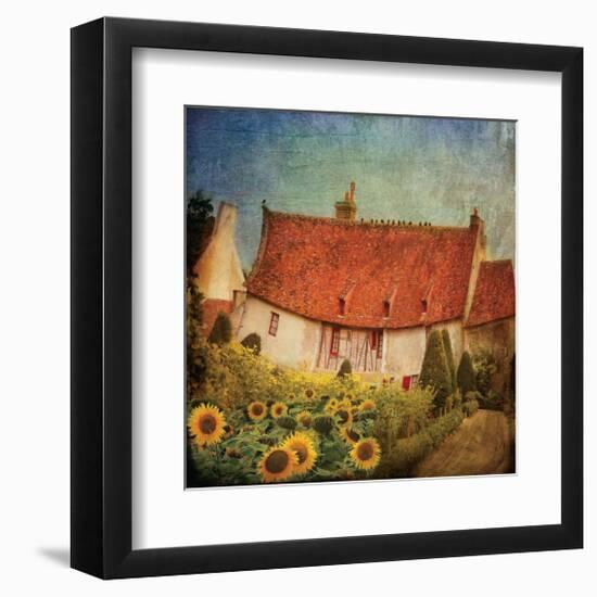 Gardenhouse Chenonceau-Dawne Polis-Framed Giclee Print