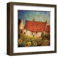 Gardenhouse Chenonceau-Dawne Polis-Framed Giclee Print