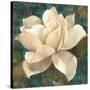 Gardenia Blossom Turquoise-Albena Hristova-Stretched Canvas