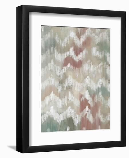 Gardenia Ikat I-Chariklia Zarris-Framed Art Print