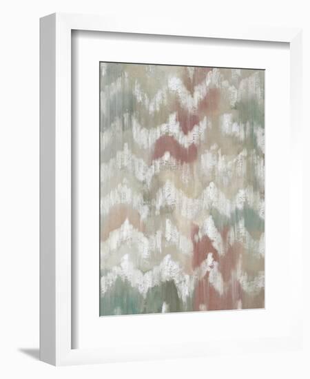 Gardenia Ikat I-Chariklia Zarris-Framed Art Print