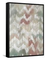 Gardenia Ikat I-Chariklia Zarris-Framed Stretched Canvas