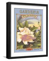 Gardenia-Kerne Erickson-Framed Art Print