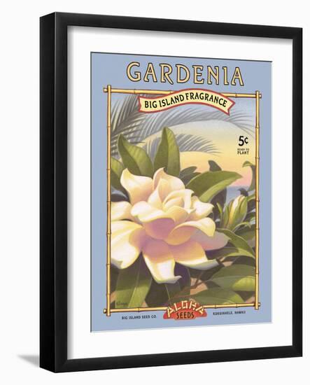 Gardenia-Kerne Erickson-Framed Art Print