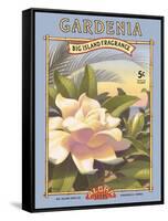 Gardenia-Kerne Erickson-Framed Stretched Canvas
