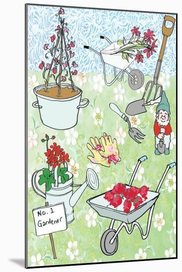 Gardening, 2013-Anna Platts-Mounted Giclee Print