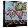 Gardening Angel Poster-Tim Nyberg-Stretched Canvas