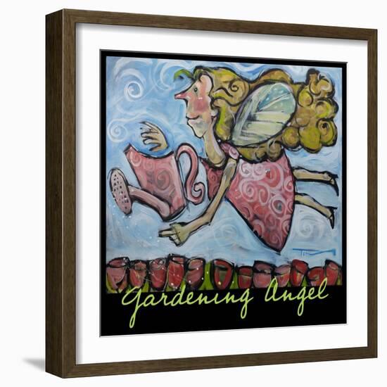 Gardening Angel Poster-Tim Nyberg-Framed Giclee Print