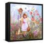 Gardening Angel-Judy Mastrangelo-Framed Stretched Canvas