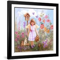 Gardening Angel-Judy Mastrangelo-Framed Giclee Print