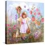 Gardening Angel-Judy Mastrangelo-Stretched Canvas