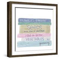 Gardening Books-Emily Navas-Framed Art Print