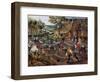 Gardening, C.1637-38-Pieter Brueghel the Younger-Framed Giclee Print