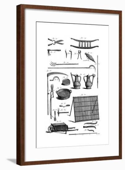 Gardening Equipment-null-Framed Giclee Print