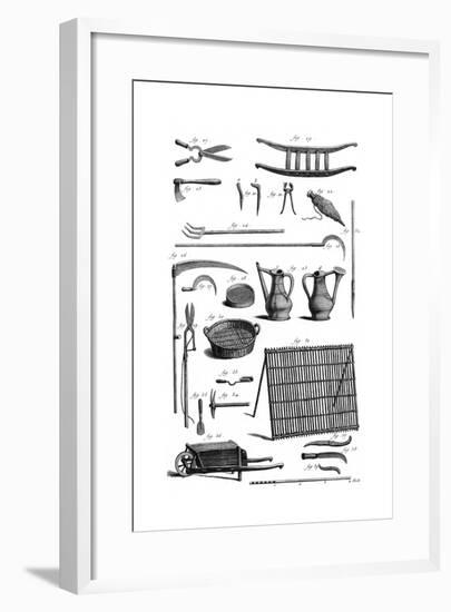 Gardening Equipment-null-Framed Giclee Print