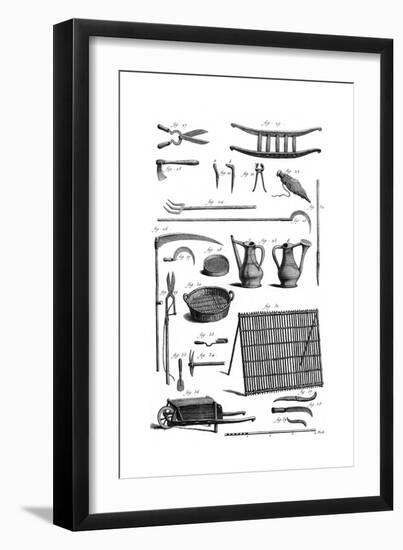 Gardening Equipment-null-Framed Giclee Print