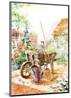 Gardening I-null-Mounted Art Print