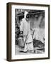 Gardening Monk-null-Framed Photographic Print