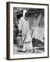 Gardening Monk-null-Framed Photographic Print