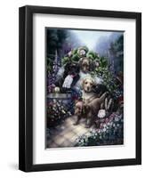 Gardening Puppies-Jenny Newland-Framed Giclee Print