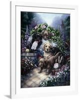 Gardening Puppies-Jenny Newland-Framed Giclee Print