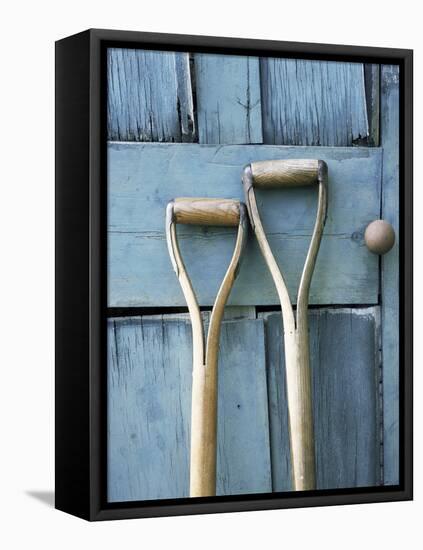 Gardening Tools-Maxine Adcock-Framed Stretched Canvas