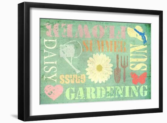 Gardening-Cora Niele-Framed Giclee Print