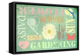 Gardening-Cora Niele-Framed Stretched Canvas
