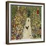 Gardenpath with Hens, 1916-Gustav Klimt-Framed Giclee Print