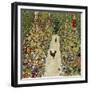 Gardenpath with Hens, 1916-Gustav Klimt-Framed Giclee Print