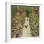 Gardenpath with Hens, 1916-Gustav Klimt-Framed Giclee Print