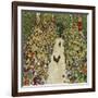 Gardenpath with Hens, 1916-Gustav Klimt-Framed Giclee Print