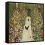 Gardenpath with Hens, 1916-Gustav Klimt-Framed Stretched Canvas