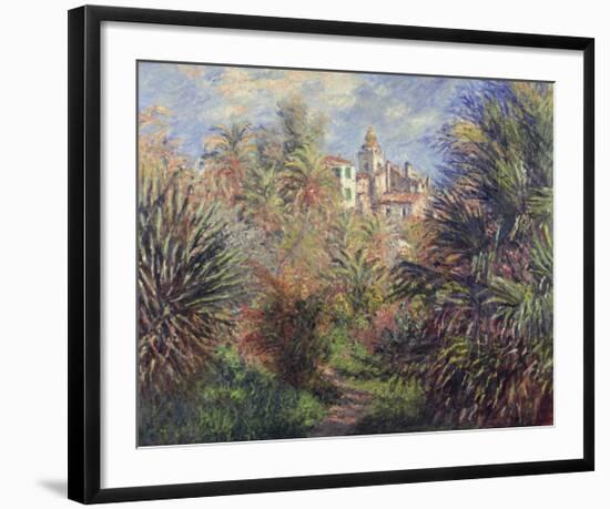 Gardens at Bordighera, 1884-Claude Monet-Framed Art Print