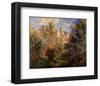 Gardens at Bordighera, 1884-Claude Monet-Framed Art Print