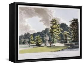 Gardens at Hampton Court Palace, Hampton, Middlesex, 1798-Heinrich Schutz-Framed Stretched Canvas