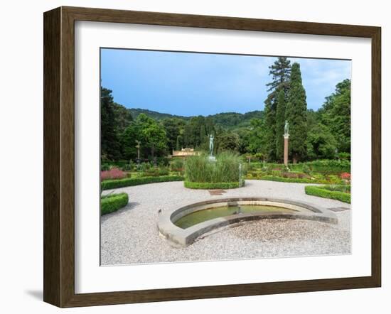 Gardens at Miramare Castle, Trieste, Friuli Venezia Giulia, Italy, Europe-Jean Brooks-Framed Photographic Print