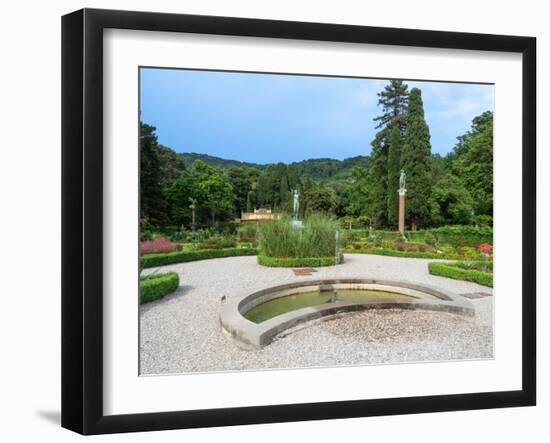 Gardens at Miramare Castle, Trieste, Friuli Venezia Giulia, Italy, Europe-Jean Brooks-Framed Photographic Print