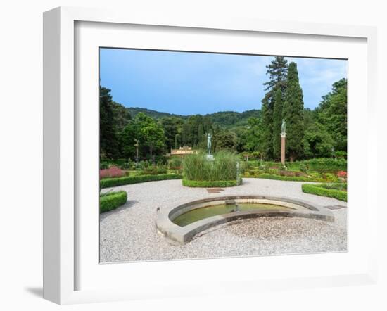 Gardens at Miramare Castle, Trieste, Friuli Venezia Giulia, Italy, Europe-Jean Brooks-Framed Photographic Print