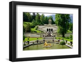 Gardens at the Palace of Linderhof, King Ludwig the Second's Royal Villa, Bavaria, Germany, Europe-Robert Harding-Framed Photographic Print