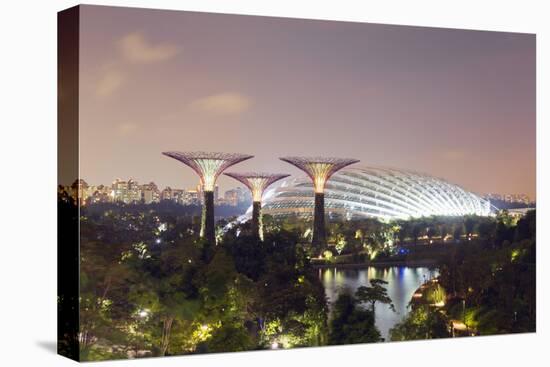 Gardens by the Bay Cloud Forest Botanic Garden, Singapore, Southeast Asia, Asia-Christian Kober-Stretched Canvas