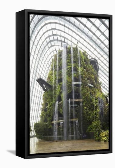 Gardens by the Bay, Cloud Forest, Botanic Garden, Singapore, Southeast Asia, Asia-Christian Kober-Framed Stretched Canvas
