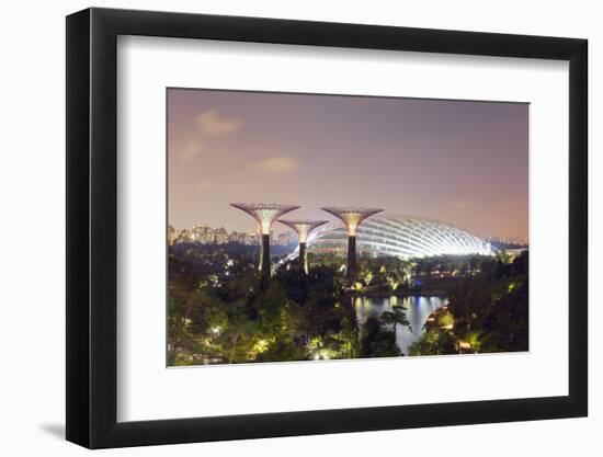 Gardens by the Bay Cloud Forest Botanic Garden, Singapore, Southeast Asia, Asia-Christian Kober-Framed Photographic Print
