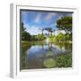 Gardens by the Way and Marina Bay Sands Hotel, Singapore-Ian Trower-Framed Photographic Print