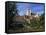 Gardens, Houses and the Cathedral of Dole in Franche-Comte, France, Europe-Woolfitt Adam-Framed Stretched Canvas