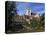 Gardens, Houses and the Cathedral of Dole in Franche-Comte, France, Europe-Woolfitt Adam-Stretched Canvas