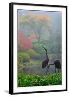 Gardens in the Fog I-Brian Moore-Framed Photographic Print