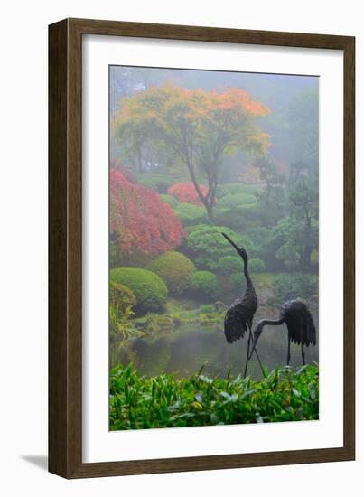 Gardens in the Fog I-Brian Moore-Framed Photographic Print